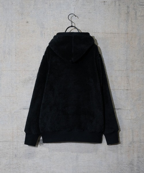 JOHN'S CLOSET（ジョンズクローゼット）の「【40G】リバーシブルボアパーカー（パーカー・メンズ・チャコールグレー/ブラック/杢グレー/グリーン系その他/グレイッシュベージュ・MEDIUM/LARGE）」の18枚目の写真