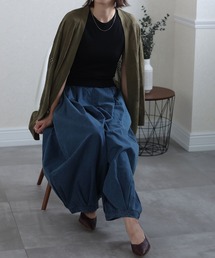 ElegChic（エレグシック）の「キュロットデニムパンツ（デニムパンツ）」