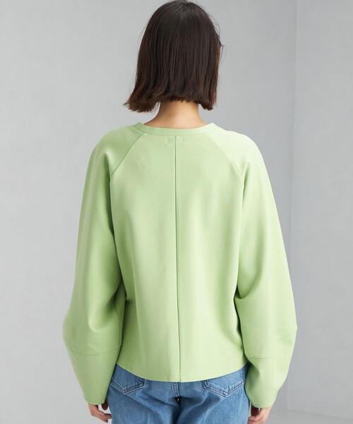 green label relaxing(グリーンレーベルリラクシング)の「ポンチ コクーン スリーブ プルオーバー カットソー(Tシャツ/カットソー・レディース・ベージュ/オフホワイト/ライム・FREE)」の15枚目の写真