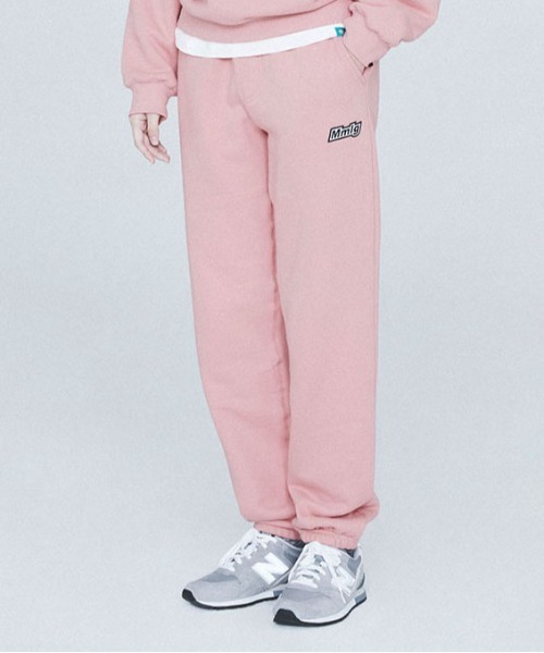 87mm(87mm)の「【87MM / Mmlg】MMLG SWEAT PANTS / パルチムエムエム MMLG ロゴ スウェットパンツ / セットアップ対応(スウェットパンツ・レディース・ブラック/ベージュ/グレー/グリーン/ブルーグレー/ピンク・SMALL/MEDIUM/LARGE)」の6枚目の写真