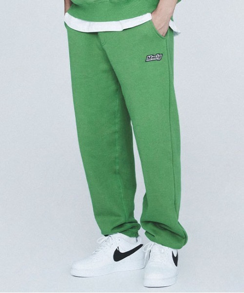 87mm(87mm)の「【87MM / Mmlg】MMLG SWEAT PANTS / パルチムエムエム MMLG ロゴ スウェットパンツ / セットアップ対応(スウェットパンツ・レディース・ブラック/ベージュ/グレー/グリーン/ブルーグレー/ピンク・SMALL/MEDIUM/LARGE)」の5枚目の写真