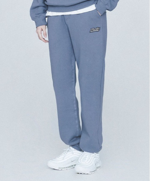 87mm(87mm)の「【87MM / Mmlg】MMLG SWEAT PANTS / パルチムエムエム MMLG ロゴ スウェットパンツ / セットアップ対応(スウェットパンツ・レディース・ブラック/ベージュ/グレー/グリーン/ブルーグレー/ピンク・SMALL/MEDIUM/LARGE)」の4枚目の写真