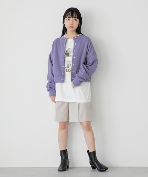 LOWRYS FARM（ローリーズファーム）の「２ＷＡＹフォトプリントＴシャツ　261720（Tシャツ/カットソー・レディース・アイボリー/イエロー/オフホワイト/チャコールグレー・FREE）」の20枚目の写真