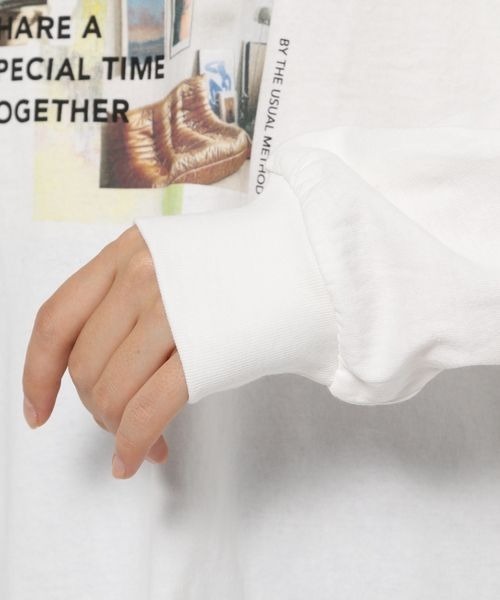 LOWRYS FARM（ローリーズファーム）の「２ＷＡＹフォトプリントＴシャツ　261720（Tシャツ/カットソー・レディース・アイボリー/イエロー/オフホワイト/チャコールグレー・FREE）」の12枚目の写真