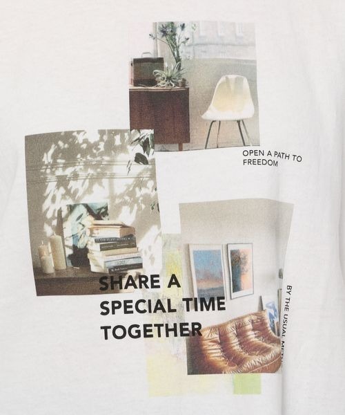 LOWRYS FARM（ローリーズファーム）の「２ＷＡＹフォトプリントＴシャツ　261720（Tシャツ/カットソー・レディース・アイボリー/イエロー/オフホワイト/チャコールグレー・FREE）」の18枚目の写真