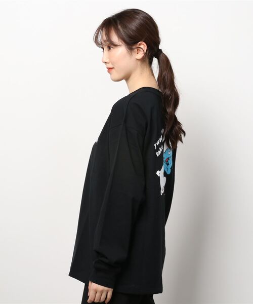 MARUKAWA（マルカワ）の「The Smurf/スマーフ キャラクターバックプリント ロンT（Tシャツ/カットソー・レディース・ホワイト/ブラック/ロイヤルブルー・M/L）」の13枚目の写真