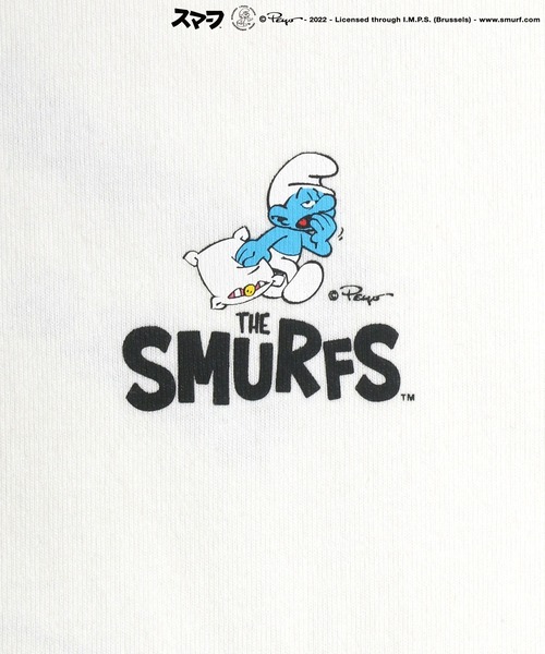 MARUKAWA（マルカワ）の「The Smurf/スマーフ キャラクターバックプリント ロンT（Tシャツ/カットソー・レディース・ホワイト/ブラック/ロイヤルブルー・M/L）」の10枚目の写真