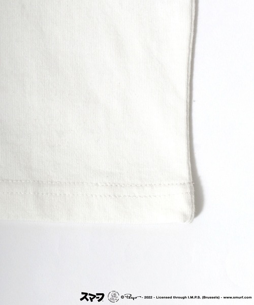 MARUKAWA（マルカワ）の「The Smurf/スマーフ キャラクターバックプリント ロンT（Tシャツ/カットソー・レディース・ホワイト/ブラック/ロイヤルブルー・M/L）」の15枚目の写真