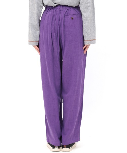 チチカカ（チチカカ）の「ウォッシャブルレーヨン麻パンツ（その他パンツ・レディース・イエロー/パープル/グリーン・FREE）」の11枚目の写真