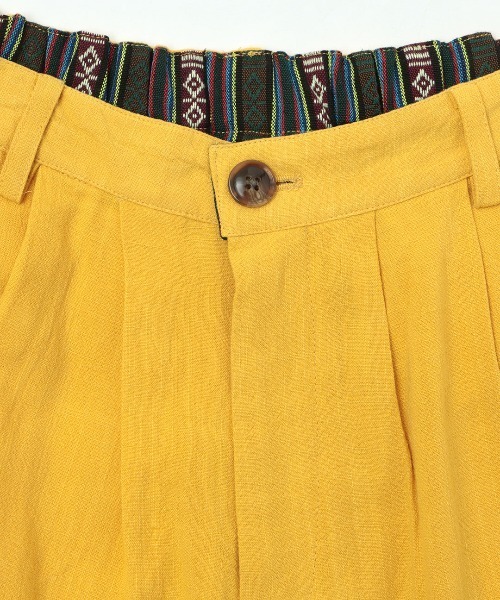 チチカカ（チチカカ）の「ウォッシャブルレーヨン麻パンツ（その他パンツ・レディース・イエロー/パープル/グリーン・FREE）」の16枚目の写真