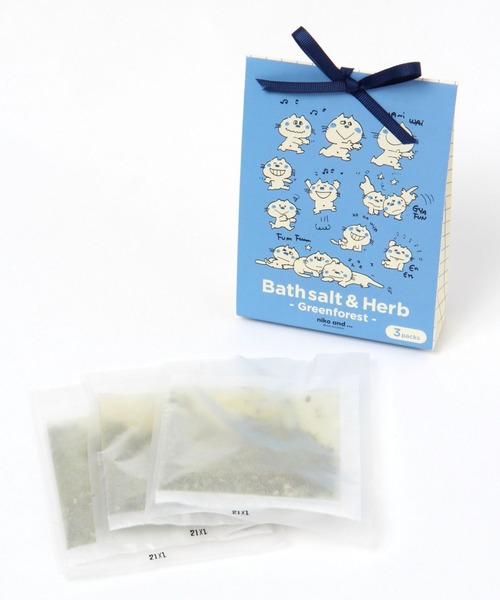 niko and...（ニコアンド）の「【水森亜土】コラボ バスソルト(入浴剤)/内容量30g×3包（入浴剤・バスケア・レディース・ブルー/オレンジ・0）」の8枚目の写真