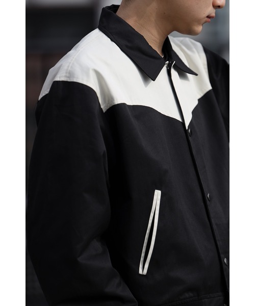 CREARE -LINO-（クレアーレリノ）の「ウエスタン切替 スタジャン（スタジャン・メンズ・ホワイト/ブラック・M/L）」の6枚目の写真