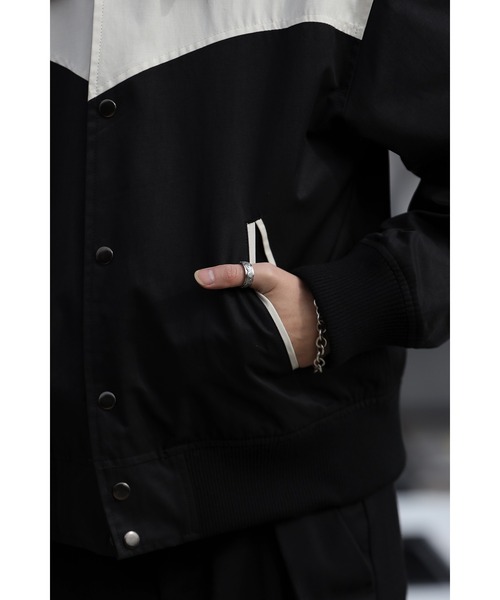 CREARE -LINO-（クレアーレリノ）の「ウエスタン切替 スタジャン（スタジャン・メンズ・ホワイト/ブラック・M/L）」の7枚目の写真