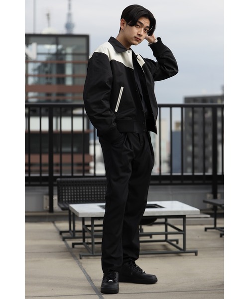 CREARE -LINO-（クレアーレリノ）の「ウエスタン切替 スタジャン（スタジャン・メンズ・ホワイト/ブラック・M/L）」の9枚目の写真