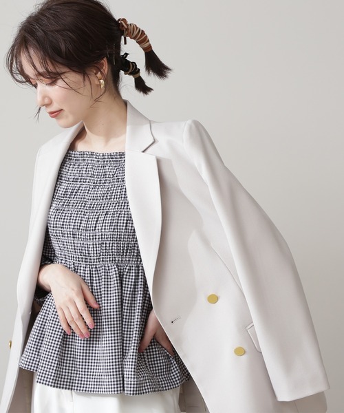 セール 追加生産 S Size Line テーラードダブルジャケット テーラードジャケット N N Natural Beauty Basic エヌエヌナチュラルビューティーベーシック のファッション通販 Zozotown