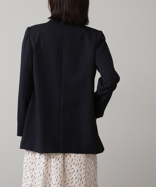N.（N. Natural Beauty Basic）（エヌエヌナチュラルビューティーベーシック）の「【追加生産】【S Size Line】◆テーラードダブルジャケット（テーラードジャケット・レディース・オフホワイト/ネイビー・SMALL/MEDIUM）」の10枚目の写真