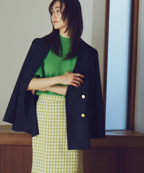 N.（N. Natural Beauty Basic）（エヌエヌナチュラルビューティーベーシック）の「【追加生産】【S Size Line】◆テーラードダブルジャケット（テーラードジャケット・レディース・オフホワイト/ネイビー・SMALL/MEDIUM）」の20枚目の写真