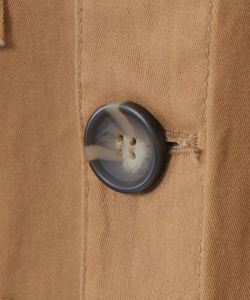 ikka(イッカ)の「【キッズ】ノーカラーワークジャケット(110~160cm)(ノーカラージャケット・キッズ・ベージュ・160/110/120/130/140/150)」の5枚目の写真