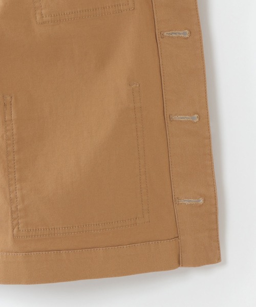 ikka(イッカ)の「【キッズ】ノーカラーワークジャケット(110~160cm)(ノーカラージャケット・キッズ・ベージュ・160/110/120/130/140/150)」の7枚目の写真