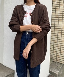 ダメージ加工4wayニットボレロ