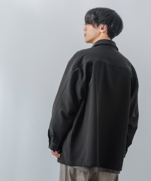 improves(インプローブス)の「【improves】ナチュラルストレッチ シャツジャケット セットアップ対応(セットアップ・メンズ・ブラック/ブラウン/グリーン/クリーム・MEDIUM/LARGE)」の20枚目の写真