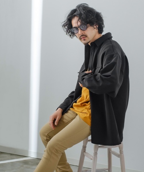 improves(インプローブス)の「【improves】ナチュラルストレッチ シャツジャケット セットアップ対応(セットアップ・メンズ・ブラック/ブラウン/グリーン/クリーム・MEDIUM/LARGE)」の22枚目の写真