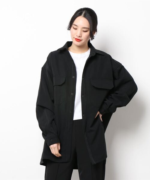 improves(インプローブス)の「【improves】ナチュラルストレッチ シャツジャケット セットアップ対応(セットアップ・メンズ・ブラック/ブラウン/グリーン/クリーム・MEDIUM/LARGE)」の5枚目の写真