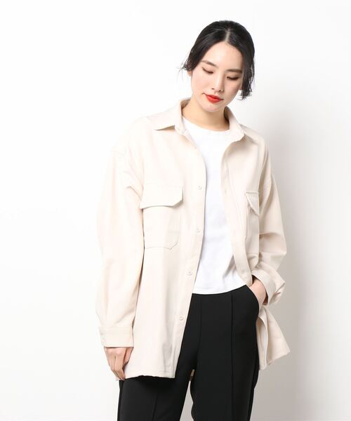 improves(インプローブス)の「【improves】ナチュラルストレッチ シャツジャケット セットアップ対応(セットアップ・メンズ・ブラック/ブラウン/グリーン/クリーム・MEDIUM/LARGE)」の7枚目の写真