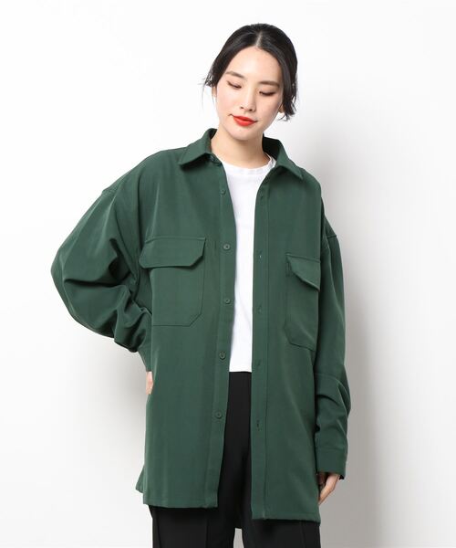 improves(インプローブス)の「【improves】ナチュラルストレッチ シャツジャケット セットアップ対応(セットアップ・メンズ・ブラック/ブラウン/グリーン/クリーム・MEDIUM/LARGE)」の8枚目の写真