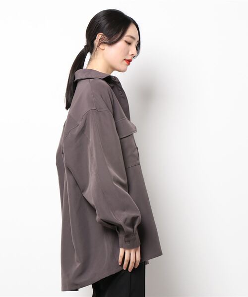 improves(インプローブス)の「【improves】ナチュラルストレッチ シャツジャケット セットアップ対応(セットアップ・メンズ・ブラック/ブラウン/グリーン/クリーム・MEDIUM/LARGE)」の9枚目の写真