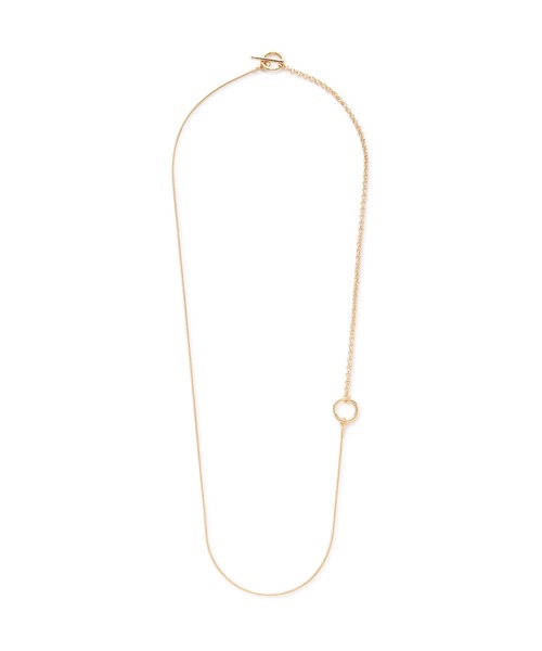 N.（N. Natural Beauty Basic）（エヌエヌナチュラルビューティーベーシック）の「2ポイントマンテルネックレス（ネックレス・レディース・シルバー/ゴールド・FREE）」の7枚目の写真