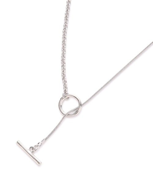 N.（N. Natural Beauty Basic）（エヌエヌナチュラルビューティーベーシック）の「2ポイントマンテルネックレス（ネックレス・レディース・シルバー/ゴールド・FREE）」の8枚目の写真