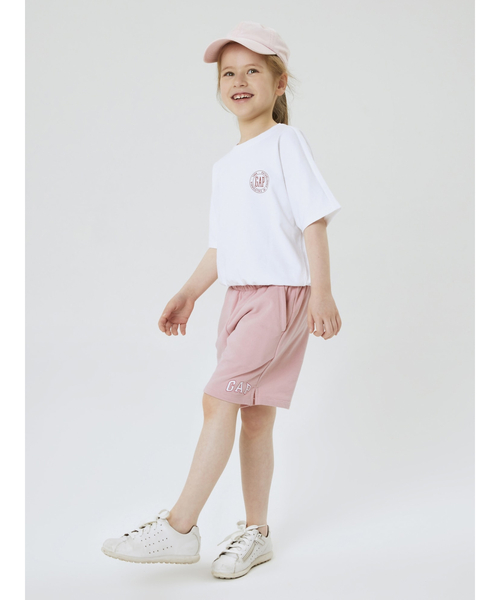 GAP（ギャップ）の「Gapロゴ ショートパンツ (キッズ)（その他パンツ・キッズ・ベージュ/グレー/マルチ/ピンク・S/M/L/XS/XXL/XL）」の11枚目の写真