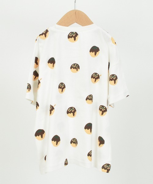 nicohrat（ニコフラート）の「nicohrat/ニコフラート たこやきＴシャツ（Tシャツ/カットソー・キッズ・グリーン/オフホワイト/イエロー・140cm/110cm/130cm/120cm/100cm/90cm）」の7枚目の写真