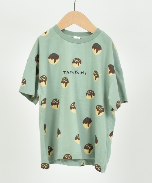 nicohrat（ニコフラート）の「nicohrat/ニコフラート たこやきＴシャツ（Tシャツ/カットソー・キッズ・グリーン/オフホワイト/イエロー・140cm/110cm/130cm/120cm/100cm/90cm）」の8枚目の写真