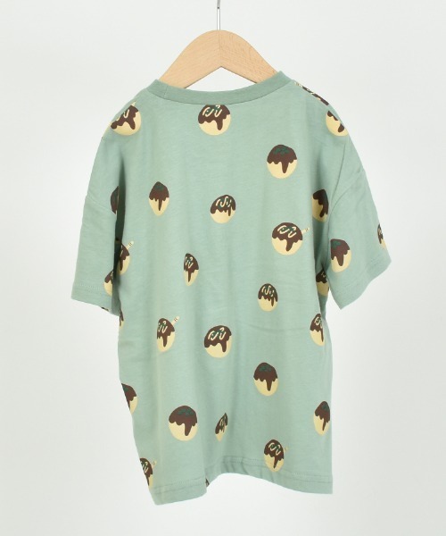 nicohrat（ニコフラート）の「nicohrat/ニコフラート たこやきＴシャツ（Tシャツ/カットソー・キッズ・グリーン/オフホワイト/イエロー・140cm/110cm/130cm/120cm/100cm/90cm）」の9枚目の写真