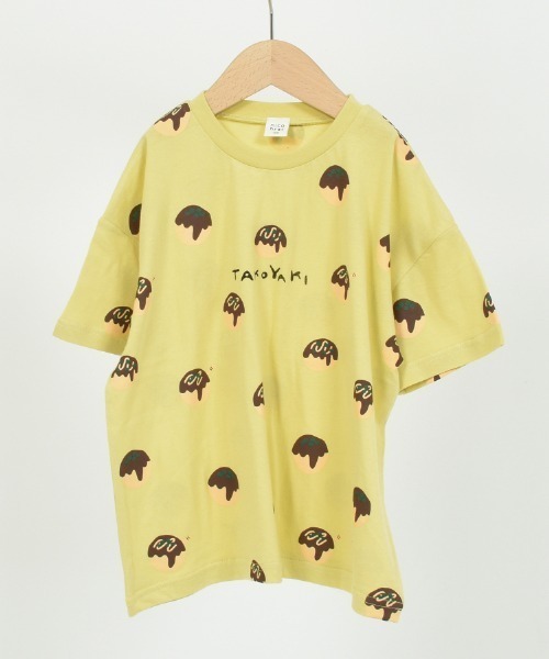 nicohrat（ニコフラート）の「nicohrat/ニコフラート たこやきＴシャツ（Tシャツ/カットソー・キッズ・グリーン/オフホワイト/イエロー・140cm/110cm/130cm/120cm/100cm/90cm）」の10枚目の写真