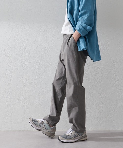 CIAOPANIC TYPY（チャオパニックティピー）の「TCクールマックスイージートラウザーパンツ（スラックス・メンズ・グレー/ベージュ/ブラック/ネイビー・L/M/S）」の6枚目の写真