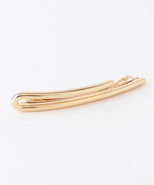 SMELLY（スメリー）の「ラインロングバレッタ（その他ヘアアクセサリー・レディース・ゴールド・-）」の4枚目の写真