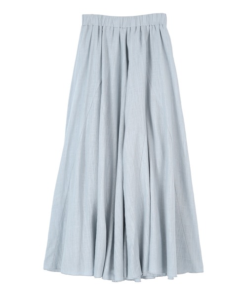 UR'S（ユアーズ）の「ﾘﾈﾝﾌﾚｱｽｶｰﾄ（スカート・レディース・ブルー/グリーン/ナチュラル/ブラック/グレー・S/M/L）」の10枚目の写真