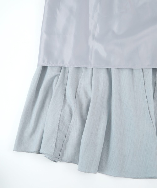 UR'S（ユアーズ）の「ﾘﾈﾝﾌﾚｱｽｶｰﾄ（スカート・レディース・ブルー/グリーン/ナチュラル/ブラック/グレー・S/M/L）」の18枚目の写真