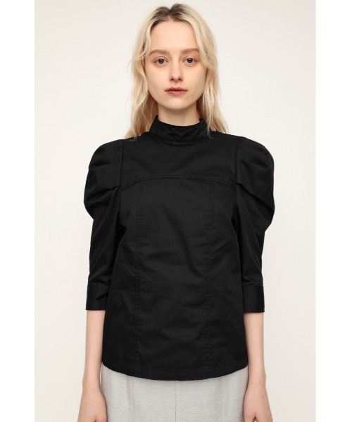 SLY TUCK PUFF SLEEVE HG トップス BLK -ファッション通販