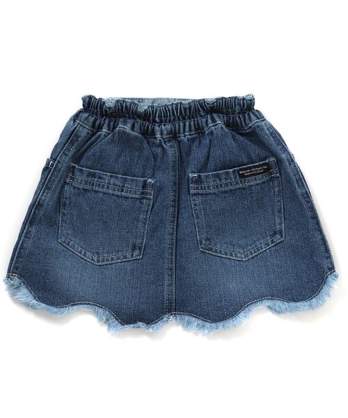 BREEZE（ブリーズ）の「スカラップフリンジデニムスカート（デニムスカート・キッズ・サックスブルー/ブルー・90/150/110/130/120/140/100）」の11枚目の写真