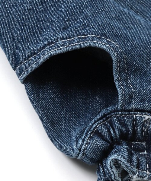 BREEZE（ブリーズ）の「スカラップフリンジデニムスカート（デニムスカート・キッズ・サックスブルー/ブルー・90/150/110/130/120/140/100）」の14枚目の写真