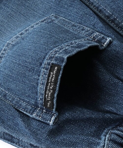 BREEZE（ブリーズ）の「スカラップフリンジデニムスカート（デニムスカート・キッズ・サックスブルー/ブルー・90/150/110/130/120/140/100）」の17枚目の写真