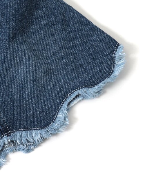 BREEZE（ブリーズ）の「スカラップフリンジデニムスカート（デニムスカート・キッズ・サックスブルー/ブルー・90/150/110/130/120/140/100）」の18枚目の写真