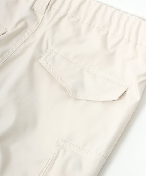 Salong hameu（サロン ハミュー）の「ワイドシルエットカーゴパンツ/裾ドローコード タックワイドパンツ（カーゴパンツ・メンズ・ブラック/カーキオリーブ/オフホワイト・M/L）」の16枚目の写真