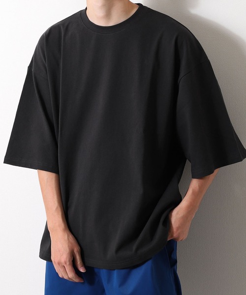 ZIP FIVE(ジップファイブ)の「【ZIP FIVE】【USAコットン】【8oz】バルーンスリーブオーバーサイズ ヘビーウェイト半袖Tシャツ(Tシャツ/カットソー・メンズ・ホワイト/ブラック/チャコール・MEDIUM/LARGE)」の3枚目の写真