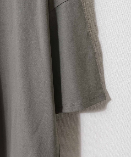 ZIP FIVE(ジップファイブ)の「【ZIP FIVE】【USAコットン】【8oz】バルーンスリーブオーバーサイズ ヘビーウェイト半袖Tシャツ(Tシャツ/カットソー・メンズ・ホワイト/ブラック/チャコール・MEDIUM/LARGE)」の5枚目の写真