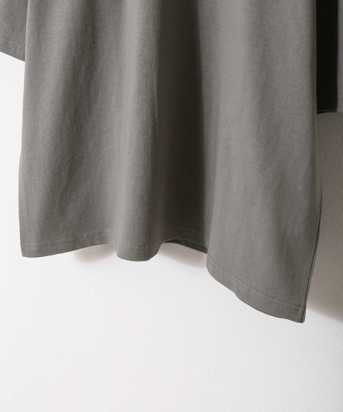 ZIP FIVE(ジップファイブ)の「【ZIP FIVE】【USAコットン】【8oz】バルーンスリーブオーバーサイズ ヘビーウェイト半袖Tシャツ(Tシャツ/カットソー・メンズ・ホワイト/ブラック/チャコール・MEDIUM/LARGE)」の6枚目の写真